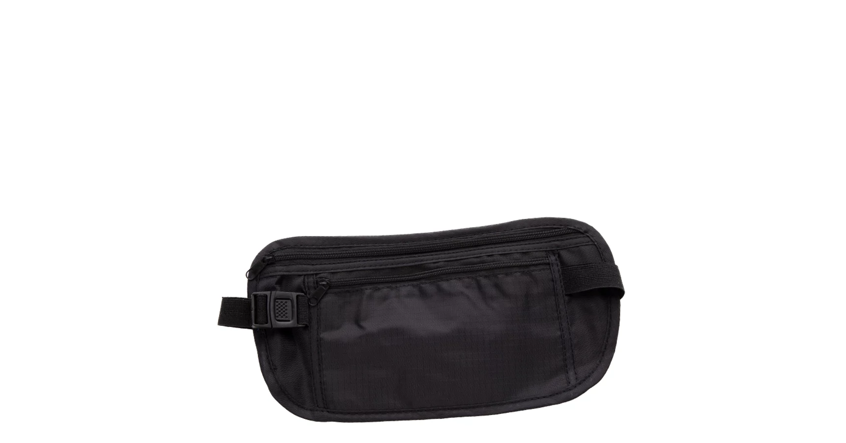 TravelPlus rejtett övtáska black színben Női övtáska Bőröndöt