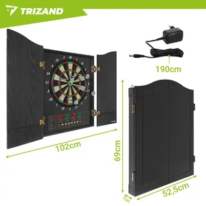 Darts elektronikus darts tábla darts készlet 27 játék 243 változat