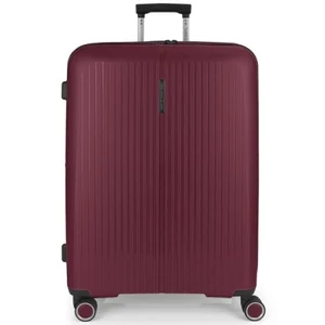 Gabol Brooklyn 4-kerekes bővíthető bőrönd Bordó színben 75 cm GA-1239L