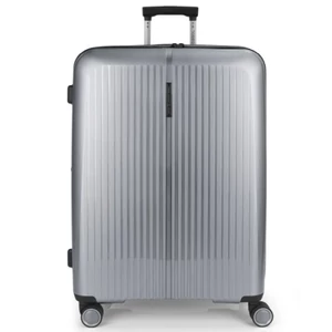 Gabol Brooklyn 4-kerekes bővíthető bőrönd Ezüst színben 75 cm GA-1239L