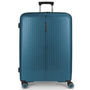 Gabol Brooklyn 4-kerekes bővíthető bőrönd Türkiz színben 75 cm GA-1239L