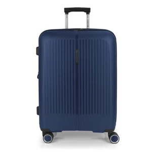 Gabol Brooklyn 4-kerekes bővíthető bőrönd Sötétkék színben 65 cm GA-1239M