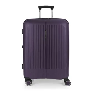 Gabol Brooklyn 4-kerekes bővíthető bőrönd Lila színben 65 cm GA-1239M