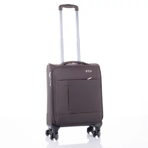 Ultrakönnyű WIZZAIR RYANAIR méretű kabinbőrönd 55 x 40 x 20 cm barna színben