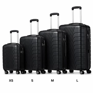 4 részes bőrönd szett dupla kerékkel