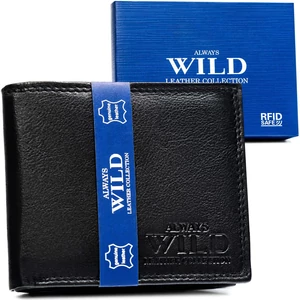 ALWAYS WILD Valódi Bőr Férfi pénztárca RFID rendszerrel