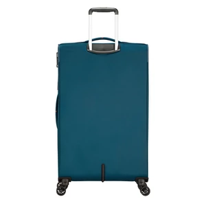 American Tourister Crosstrack Spinner bővíthető bőrönd 79 cm Navy/Orange színben