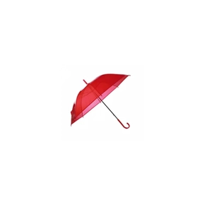 Átlátszó esernyő piros