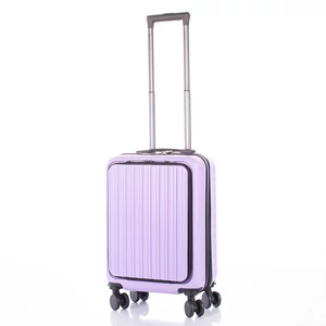 Kabin méretű bőrönd laptoptartóval TSA zárral 55 x 35 x 23 cm pohártartó résszel