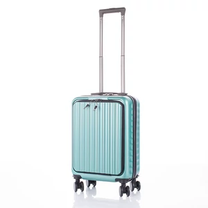 Kabin méretű bőrönd laptoptartóval TSA zárral 55 x 35 x 23 cm pohártartó résszel