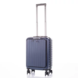 Kabin méretű bőrönd laptoptartóval TSA zárral 55 x 35 x 23 cm pohártartó résszel