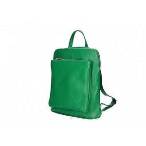 Valódi bőr női Ipad tartós hátizsák S méret S7139 Green