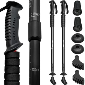 2 db-os párnázott, fekete túrabot – nordic walking