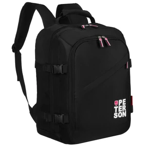 Peterson 3- Funkciós Utazó Hátizsák, WizzAir méretű 40x30x20cm Fekete-Piros Színben