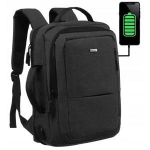 Utazási hátizsák laptop számára és USB-porttal - Peterson