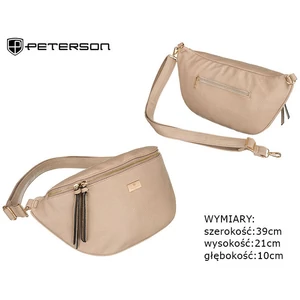 PETERSON PTN NER-ALE-1 Fekete ökobőr tasak