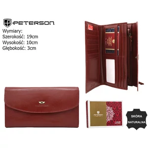 Női bőrtárca PTN 2537-BO Bor