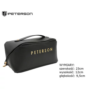 PETERSON PTN KOS-DA-7 kozmetikai táska öko bőrből