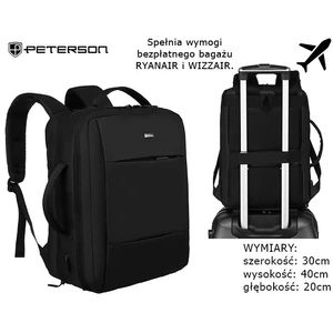 Peterson Hátizsák 77705 Fekete