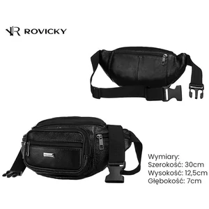 Bőr tasak R-13213 Fekete