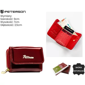 Női bőr pénztárca PTN BC-423229 Piros