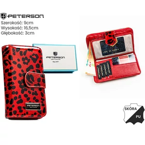 Női pénztárca bőr+PU PTN PS116-PDS Red