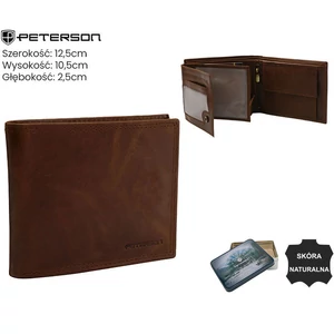 Férfi bőr pénztárca PTN N992-LWC Cognac