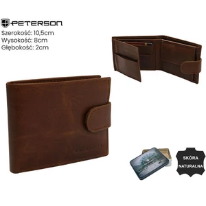Férfi bőr pénztárca PTN RM-22L-LWC Cognac