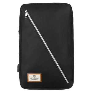 Peterson Fedélzeti hátizsák Ryanair fedélzeti ingyenes méret 40 x 20 x 25 cm vízlepergető anyagból