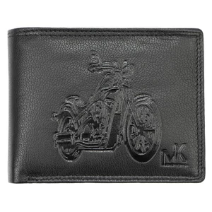 Money Kepper Valódi bőr motoros Pénztárca RFID rendszerrel