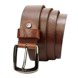 Pierre Cardin Valódi bőr Öv camel-1 cm