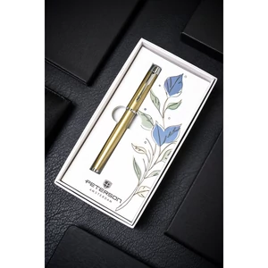 Peterson PTN 222-GB olajzöld-ezüst golyóstoll dobozban