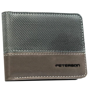 Férfi PU bőr pénztárca PTN EH-02Z D.Gray