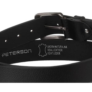 Férfi bőr öv PTN LTP-27 Fekete