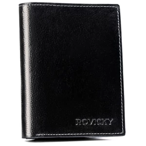 Férfi bőrtárca N4-RPVT-BL BLACK BLACK
