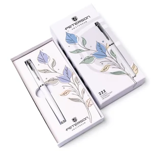 Peterson PTN 222-GB fehér-ezüst golyóstoll dobozban