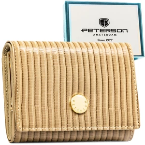 Női pénztárca bőr+PU PTN PS445-CRV KHAKI