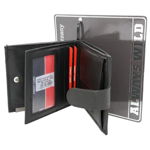 RM-01L-BDF-BL BLACK férfi bőr pénztárca