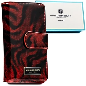 Női pénztárca bőr+PU PTN PS116-TDS Red