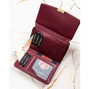 Női öko pénztárca PTN 001-THU Bordeaux