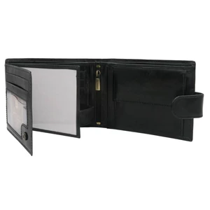 Peterson bőr pénztárca PTN N992L- VT BLACK 6138
