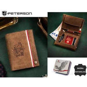 PETERSON PTN 317PW-01 2-1-4 RFID bőr pénztárca