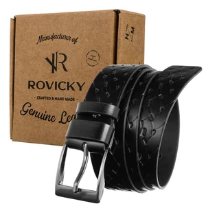 ROVICKY Férfi bőr öv, méret: 105