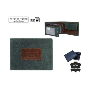 FOREVER YOUNG RFID bőr pénztárca N951-VTP Zöld