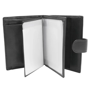 Férfi PU+bőr pénztárca M302BL-PU-6878 fekete