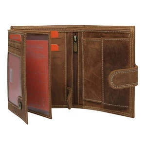 Férfi bőr pénztárca N4L-CHM-NL-29134 Cognac