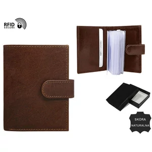 Bőr kártya tok TW-04-VT-NL BROWN