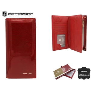 PETERSON PTN 421431-SBR RFID bőr pénztárca