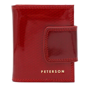 PETERSON PTN 42329-SBR piros RFID bőr pénztárca