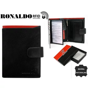 RFID bőr pénztárca RONALDO N104L-VT